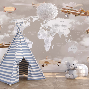 Карта з літаками