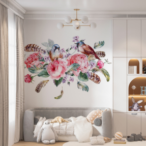 Троянди та пташки