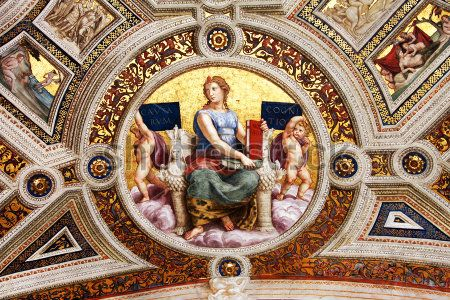 Фреска в музее Ватикана