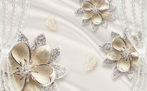 Цветы в драгоценностях