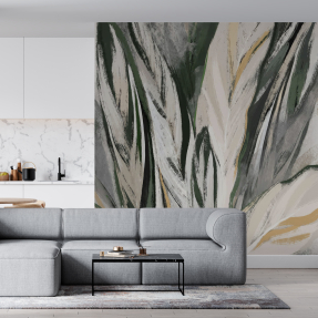 Акварельные листья