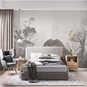 Серые деревья