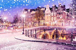 Снежный город