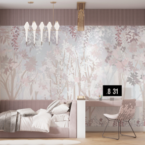 Акварельный лес