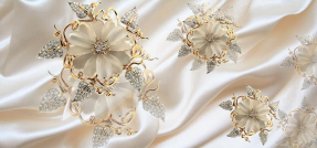 Брошки с цветами