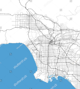 Карта Лос-Анджелеса