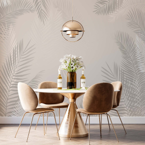 Бежевые листья