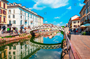 Набережная в Милане