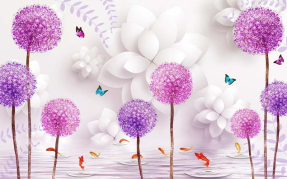 Одуванчики 3D