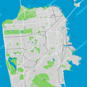 Карта Сан Франциско