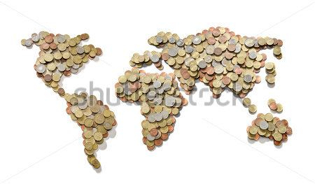 Карта из монет Карта из монет