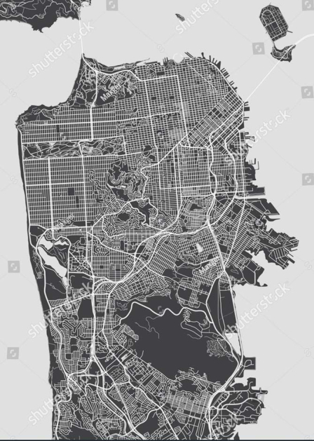 Карта Сан Франциско