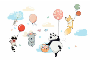 Животные на воздушных шарах