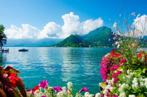 Озеро в Альпах