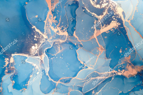 Акварельные флюиды с золотом