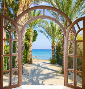 Выход на пляж