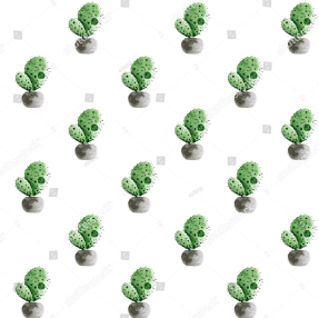 Фон с кактусами