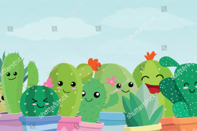 Забавные кактусы