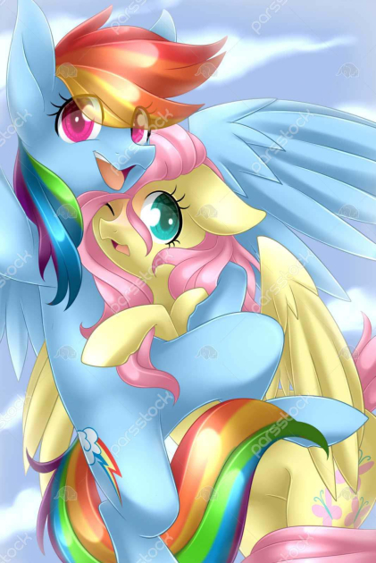 Поні в стилі аніме