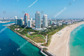 Вид на Майами с высоты