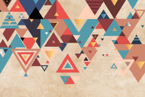 Коллаж из треугольников