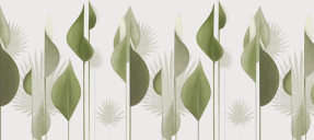 Абстракция с листьями