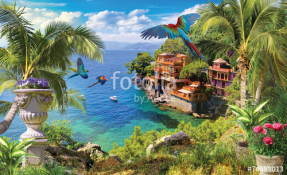 Вид на город