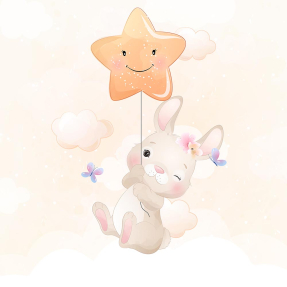 Зайчик на тучке