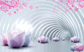 Тоннель с цветами