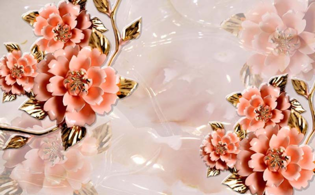 Цветы на стене