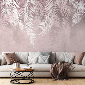 Бежевые листья