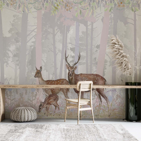 Семья оленей