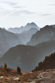 Горы в тумане