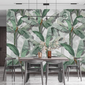 Веточки банановых листьев