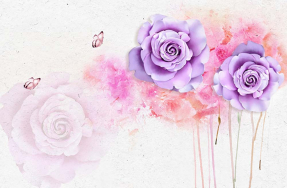 Фиолетовые розы