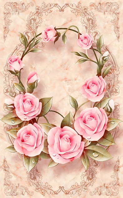 Венок из роз