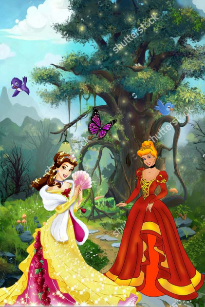 Принцесы Диснея в лесу