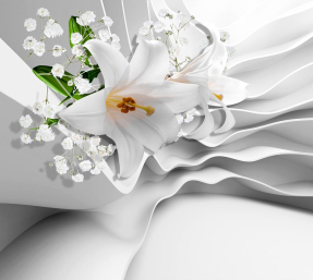 Лилии и абстракция