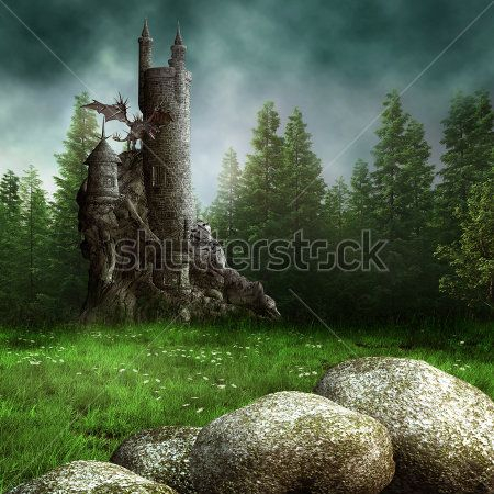 Замок в лесу