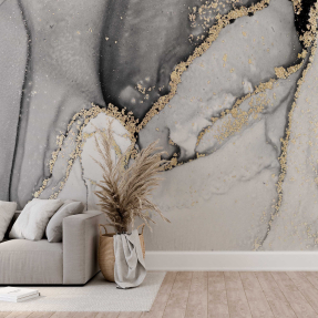 Сірий флюїд із золотом