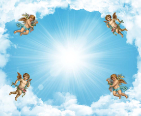 Ангелы на небе