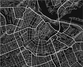 Карта города Амстердам