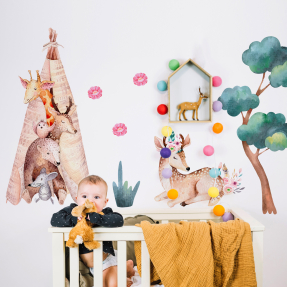 Стикер олени 180х120