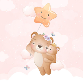 Мишка на тучке