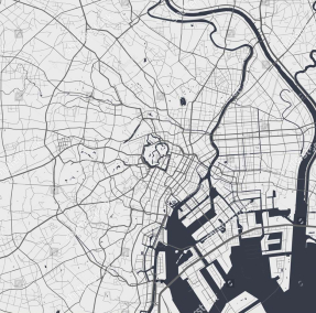 Карта Токио