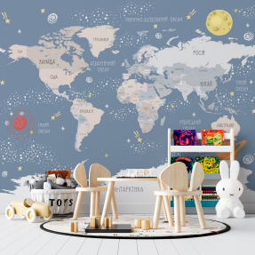 Космическая карта мира 