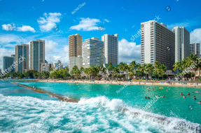 Вид на Гонолулу