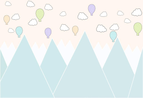 Воздушные шары в горах