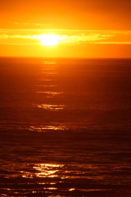 Красный солнечный закат