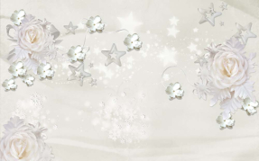 Цветы и звездочки